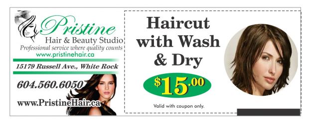 Haircut With Wash And Dry 15 00 At Pristine Hair And Beauty