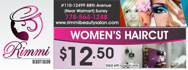 Women S Haircut 12 50 At Rimmi Beauty Salon Health